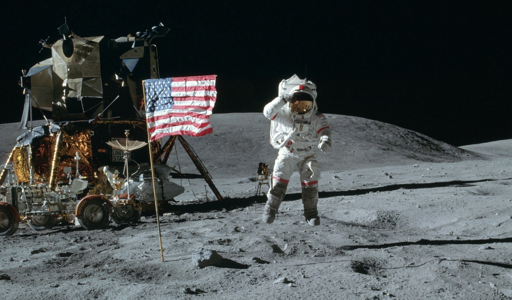 лунный модуль, луноход, космонавт, обои, американец, луна, америка, флаг, прыжок, космос, сша