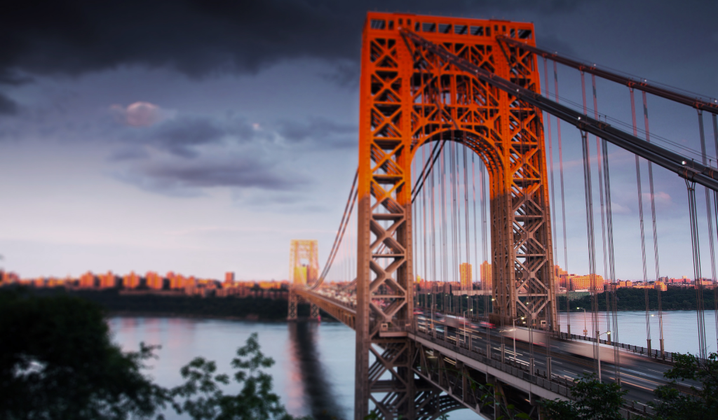 Мост, Красота, Город, Нью-Йорк