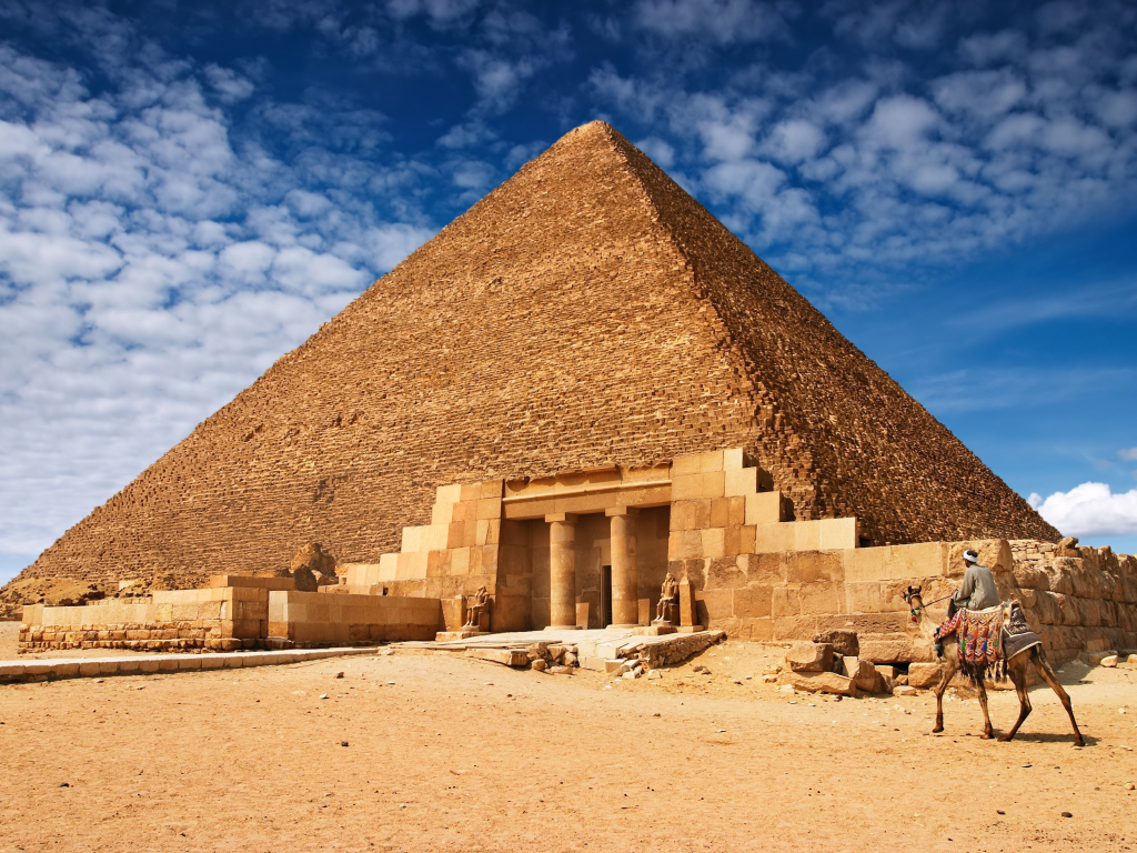 пирамида, пейзаж, архитектура, egypt, египет
