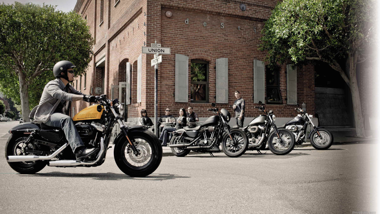 мото, Harley-Davidson, XL 1200 X Sportster Forty-Eight 2012, мотоциклы, moto, Sportster, motorcycle, XL 1200 X Sportster Forty-Eight, motorbike