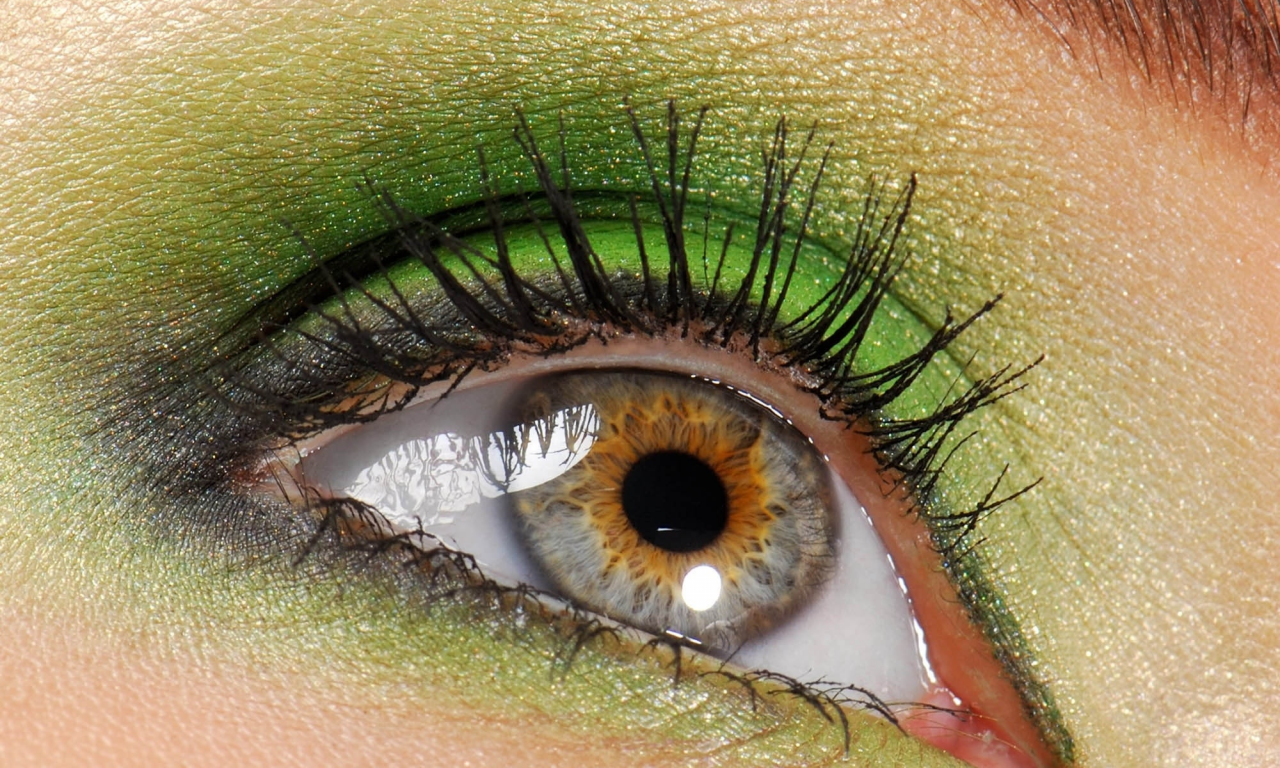 зелень, лицо, глаз
