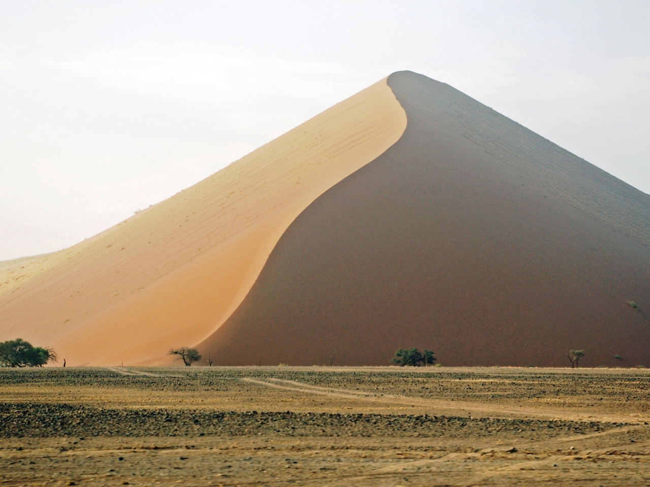 песок, Африка, природа, гора