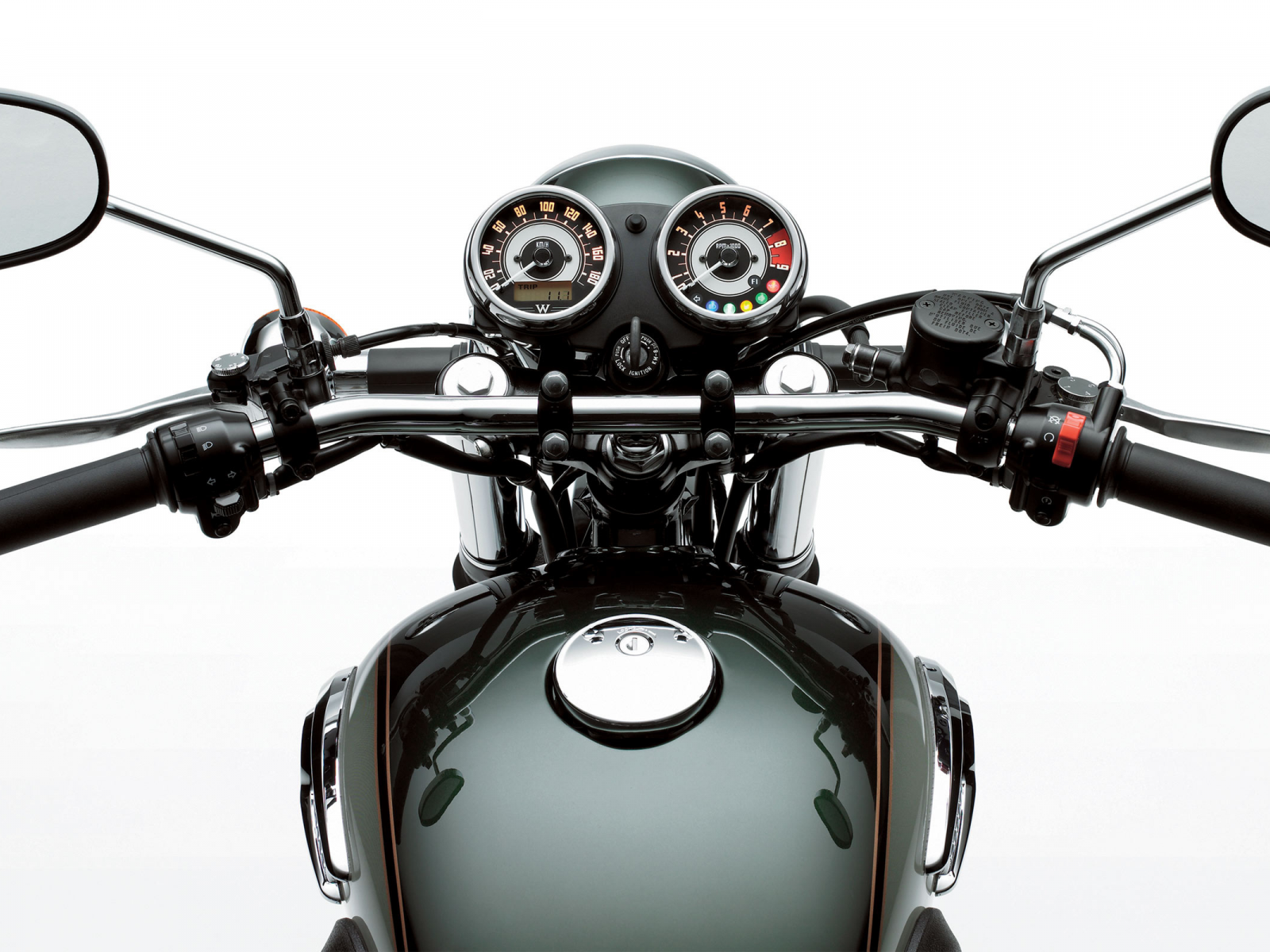 мотоциклы, moto, W800 2011, Ninja, motorbike, Kawasaki, W800, motorcycle, мото