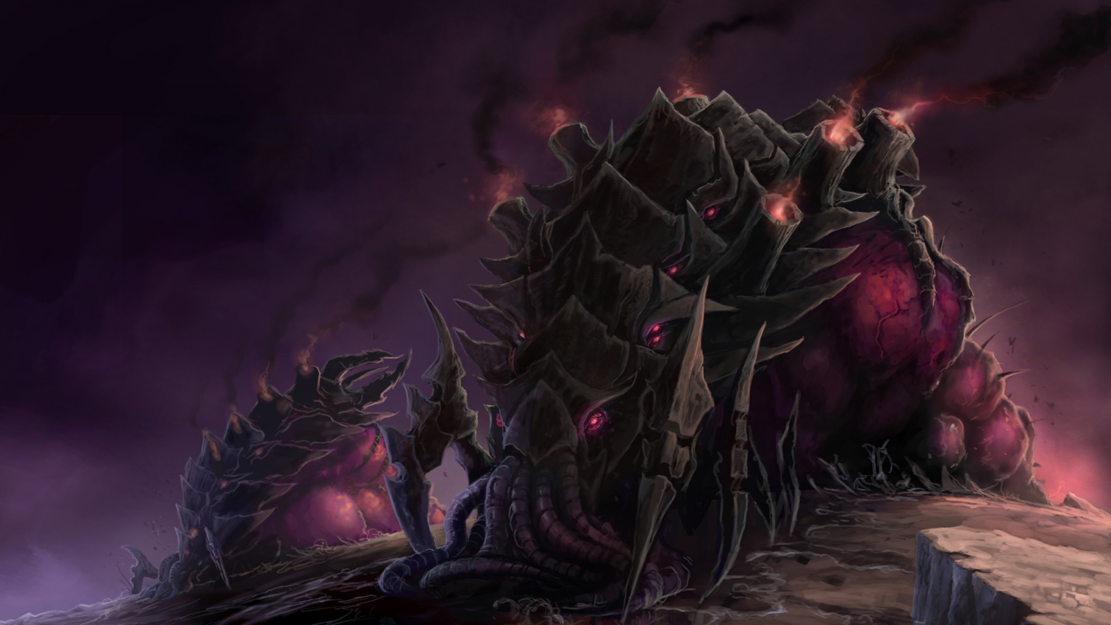 zerg infestor, samwise, starcraft, гусеница