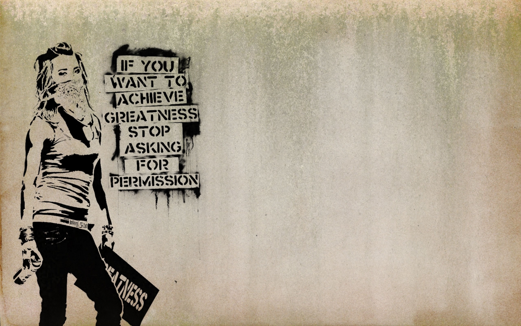 свобода, мнение, девушка, сопротивление, маска, повязка, граффити
