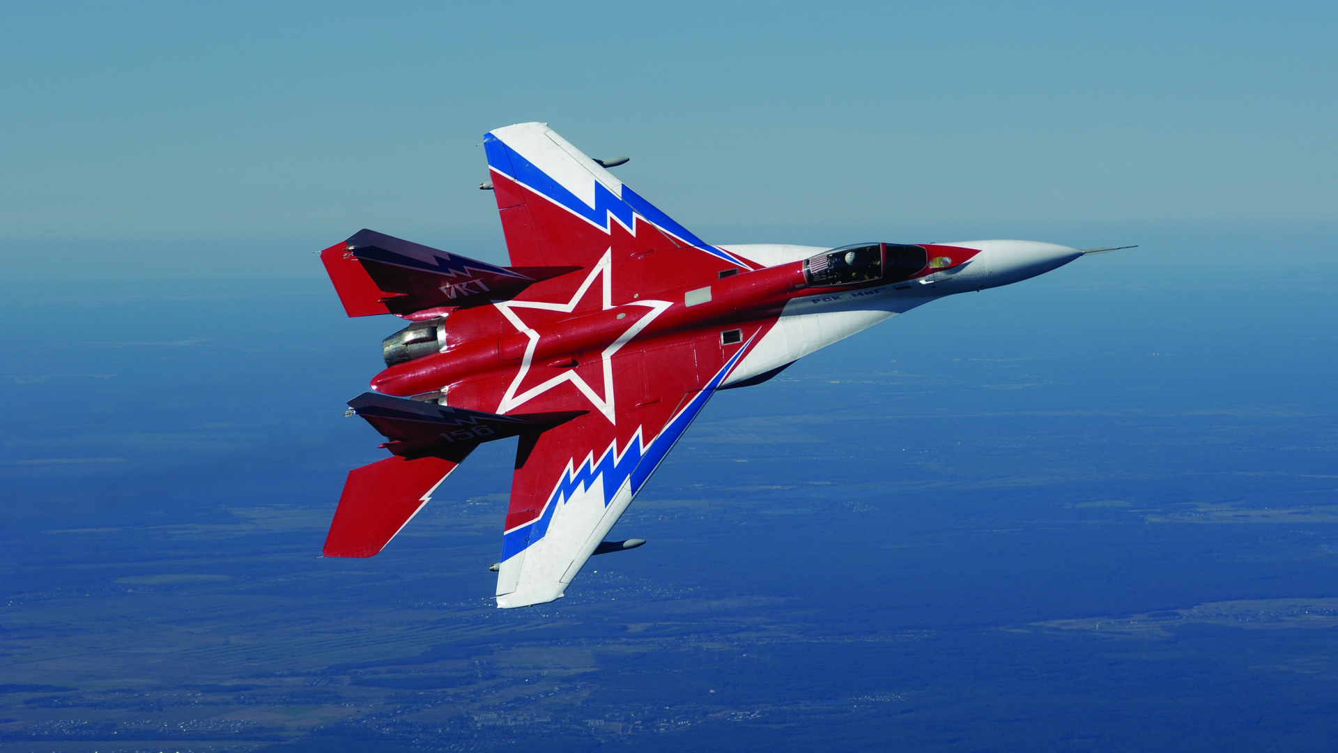 МиГ-29, стрижи, полёт
