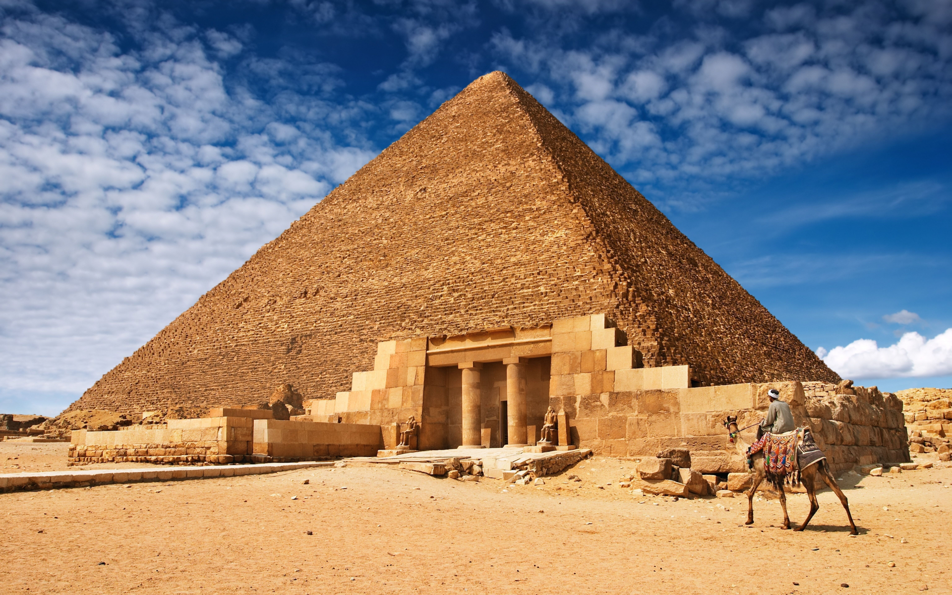 пирамида, пейзаж, архитектура, egypt, египет
