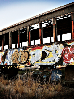 Графити, вагон