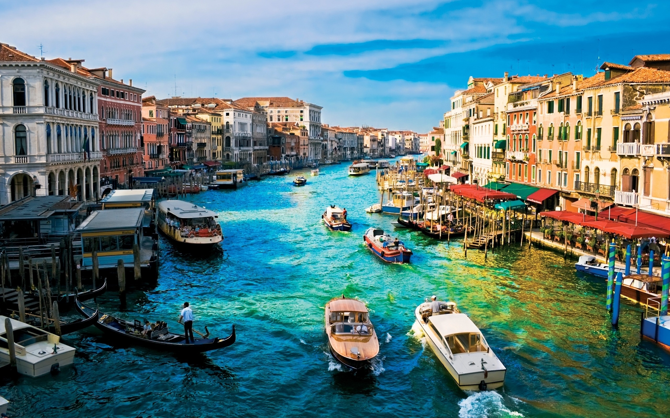 лодки, венеция, дома
