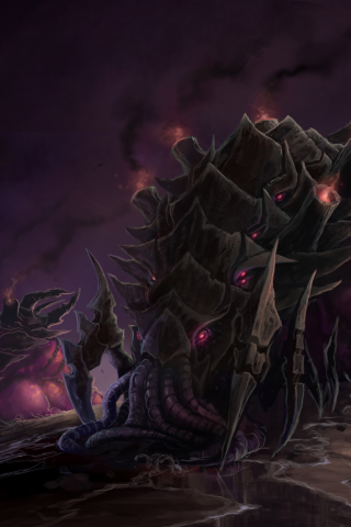 zerg infestor, samwise, starcraft, гусеница