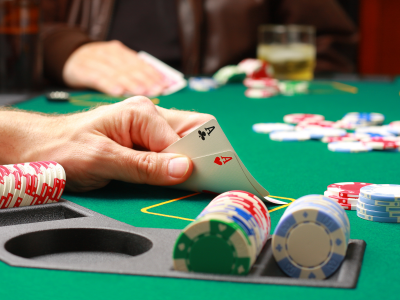 фишки, карты, казино, тузы, покер