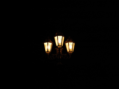 ночь, свет, фонари