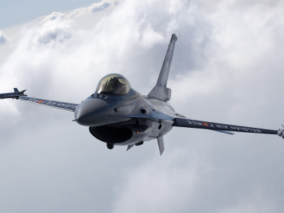 облака, F-16, полёт