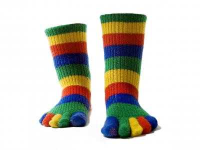 пальцы, разноцветные, носки, цвета, тёплые, ноги, полоски