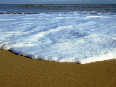 песок, природа, волна