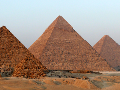 гиза, пустыня, египет, пирамиды