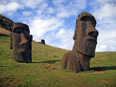 моаи, остров пасхи, статуи