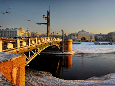 дворцовый мост, зимний дворец, санкт-петербург, адмиралтейство
