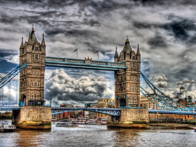 лондон, мост, река