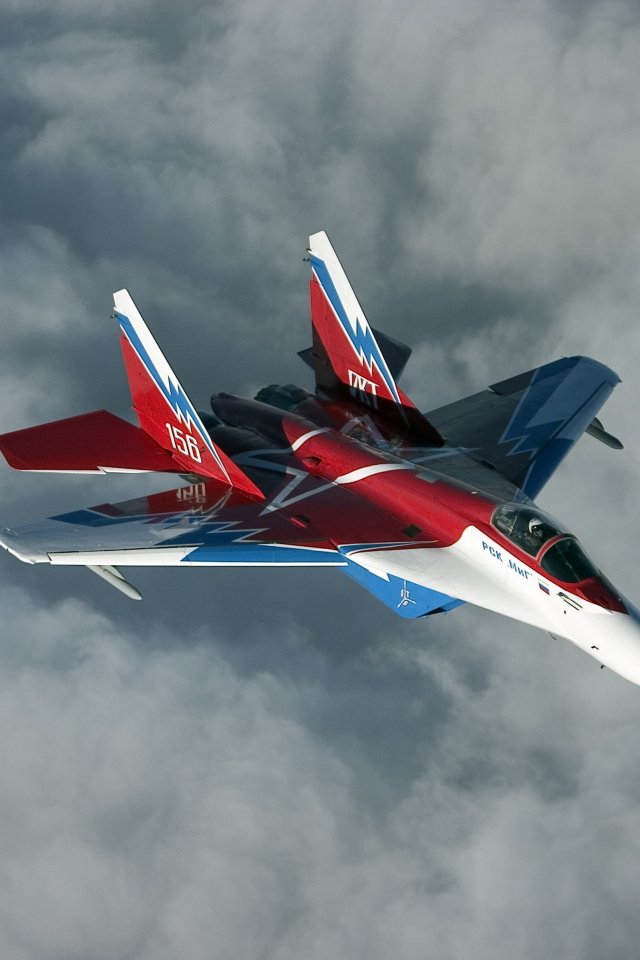 стрижи, полёт, МиГ-29