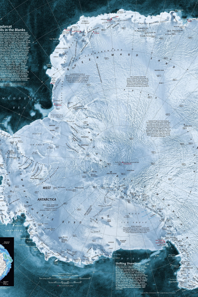 карта антарктики, географическая карта, стиль, карта, антарктика