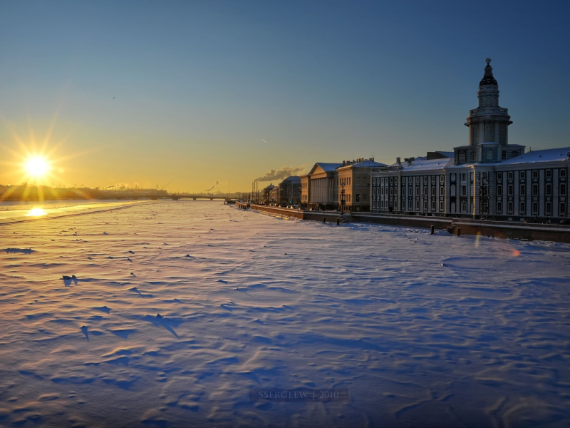 санкт-петербург, зима