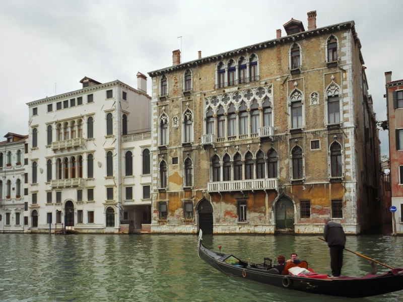 гондола, канал, венеция