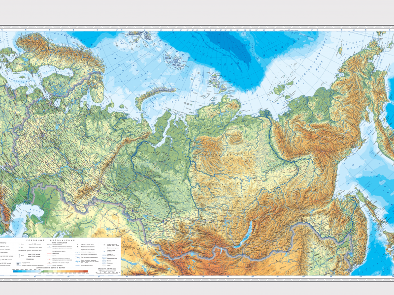 россия, карта, география
