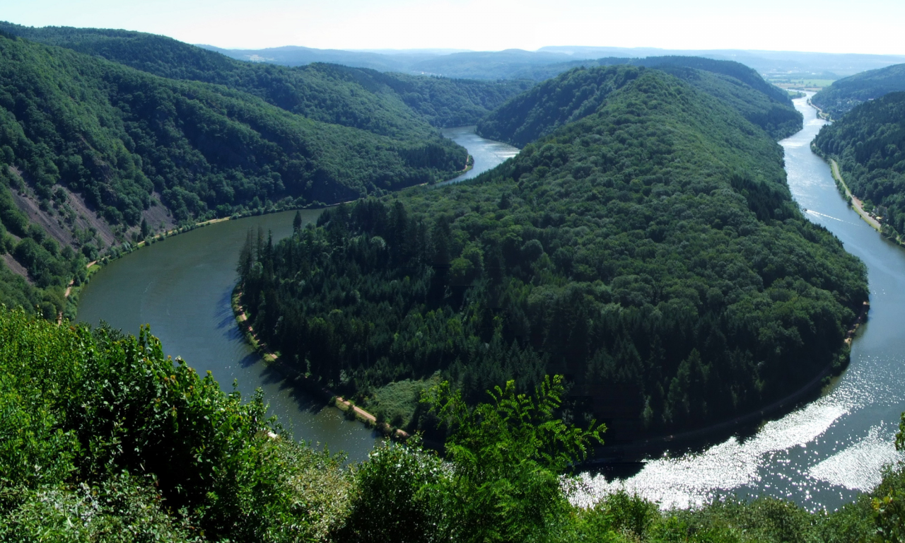 петля, река, Saarschleife