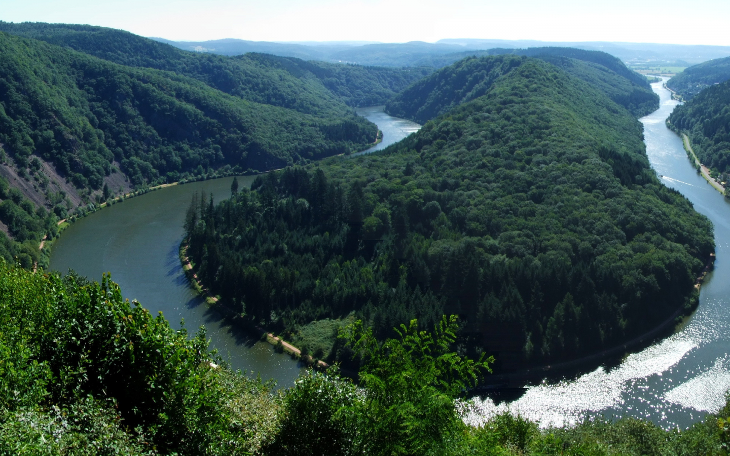 петля, река, Saarschleife