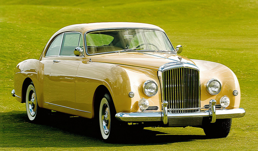 автомобили, bentley, авто, машины, автомобиль, желтый, bentley_s1-continental-1955-59