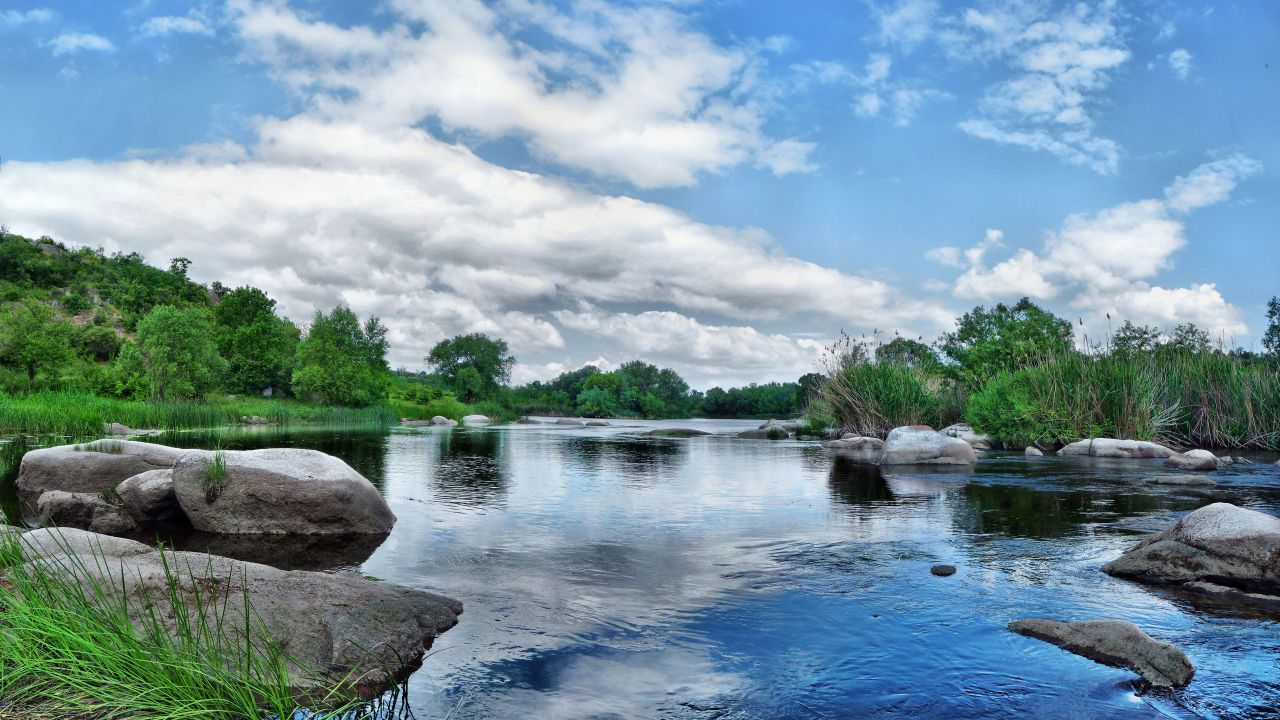 вода, камни, небо