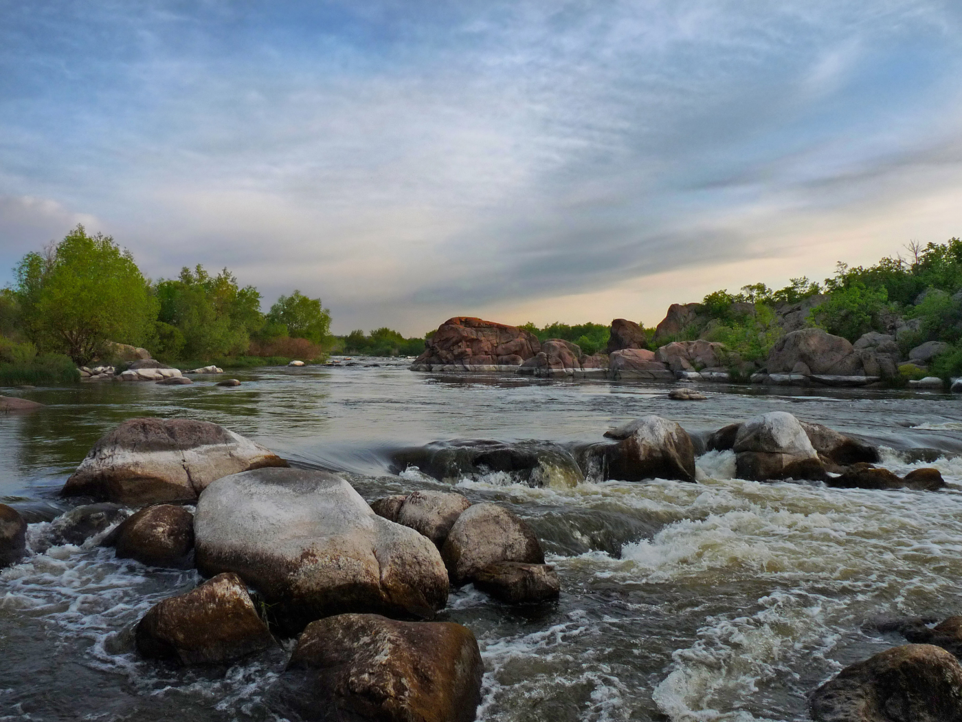 вода, камни, небо