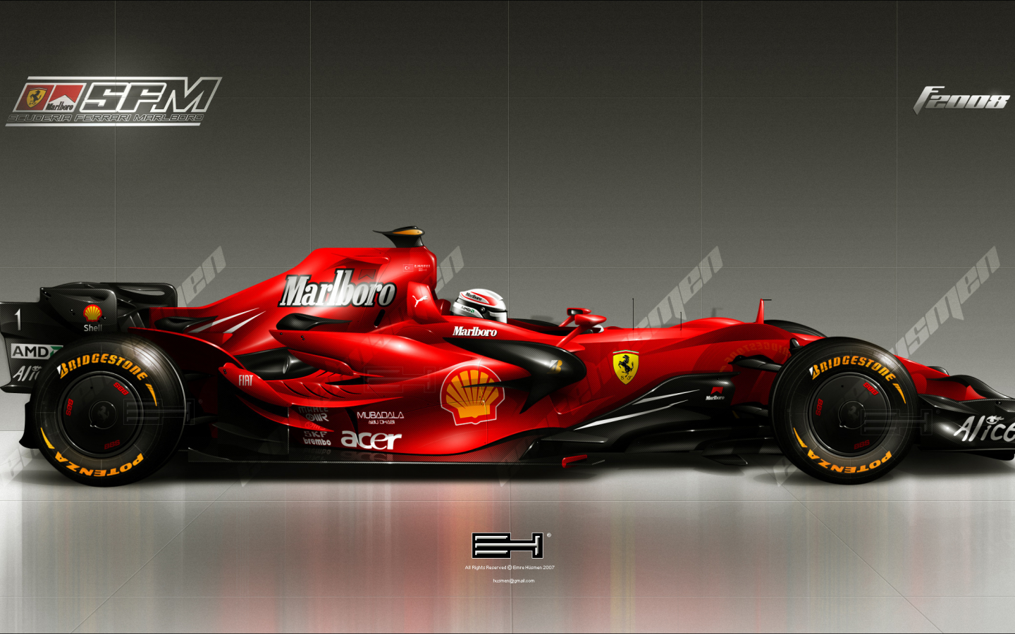 Ferrari, авто, машина, машины, автомобили, F2008