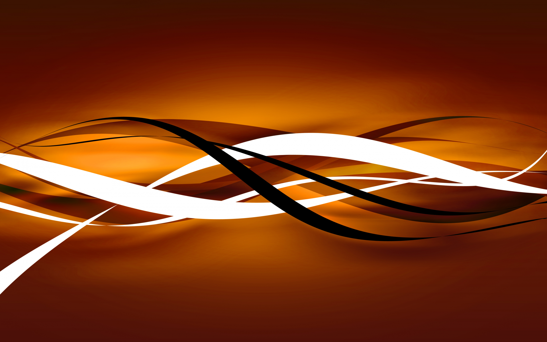 оранжевый, линии, абстракция