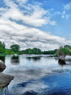 вода, камни, небо