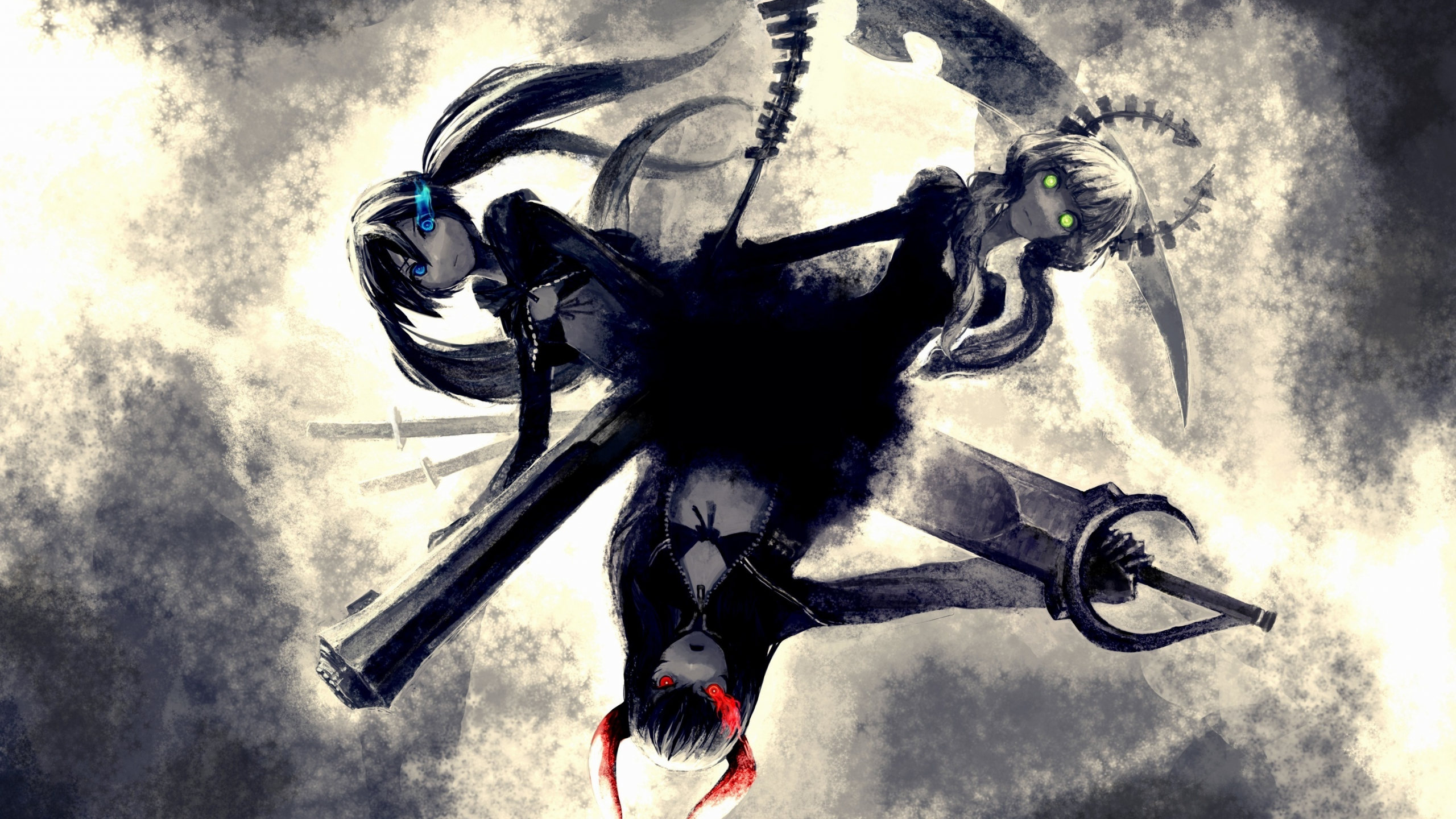 Black gold saw, Black rock shooter, Dead master