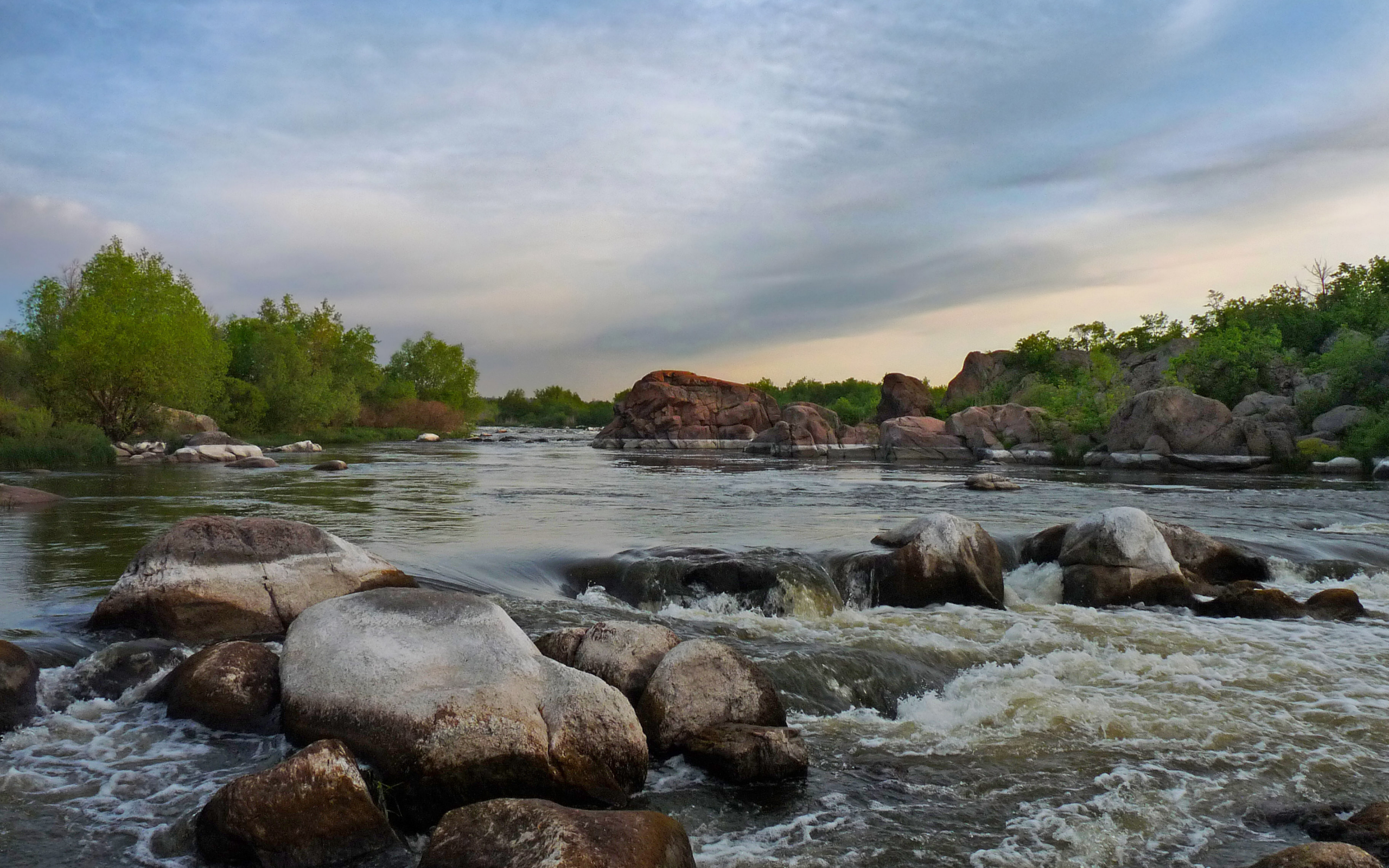 вода, камни, небо