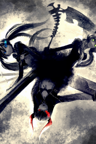 Black gold saw, Black rock shooter, Dead master