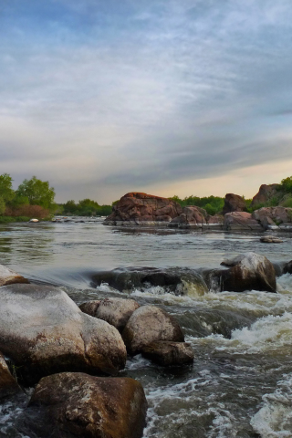 вода, камни, небо