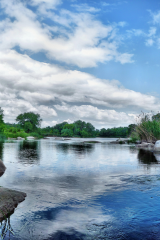 вода, камни, небо