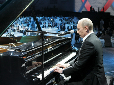 пианино, музыка, премьер-министр россии, владимир путин, микрофон, президент россии, обои, путин, играет