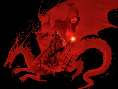 дракон, красный