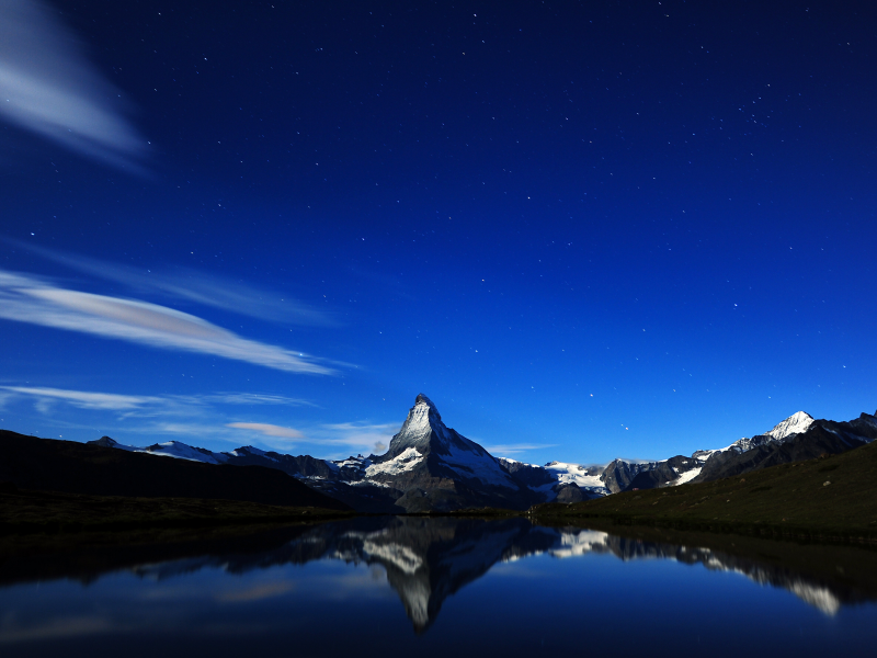 швейцария, ночь, горы