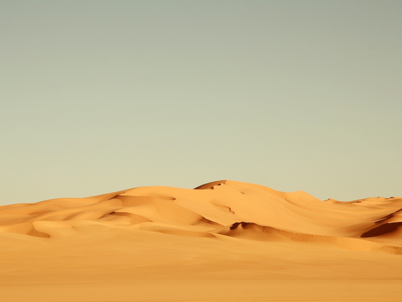 жара, песок, ветер, жёлтый, африка, пустыня