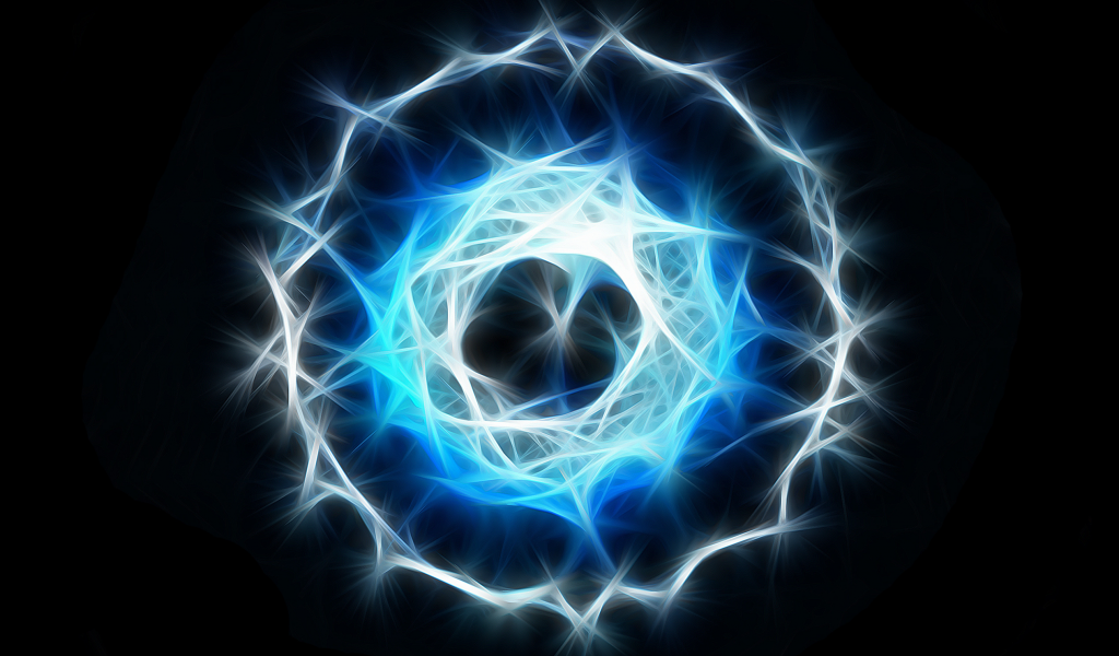 синий, енергия, нейрон, круг, шар, energy, паутина, Abstraction