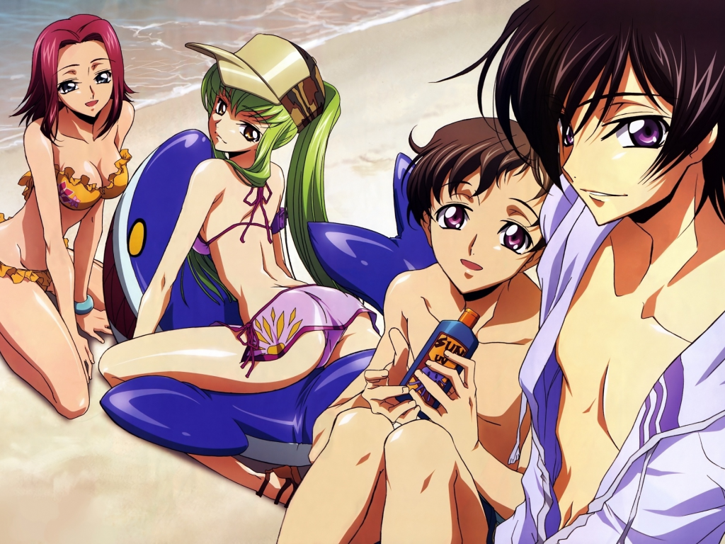 зеро, Аниме, cc, сузаку, code geass, suzaku, karen, lelouch, лелуш