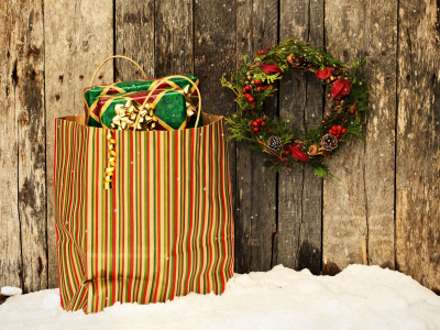 праздник, новый год, украшения, лента, зима, подарки, celebration, december, present season, new year
