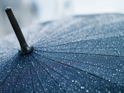 капли, дождь, зонтик, Макро, зонт