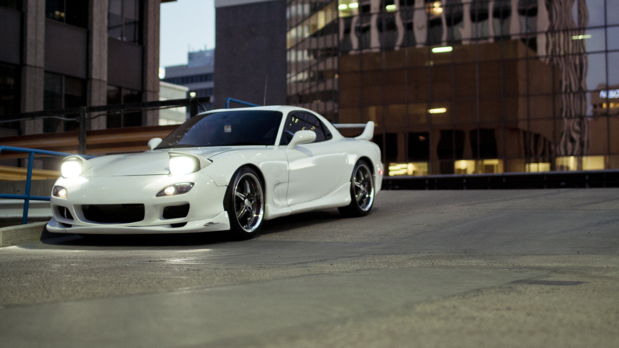 tuning cars, white, wallpapers auto, auto, tuning, cars, mazda rx7